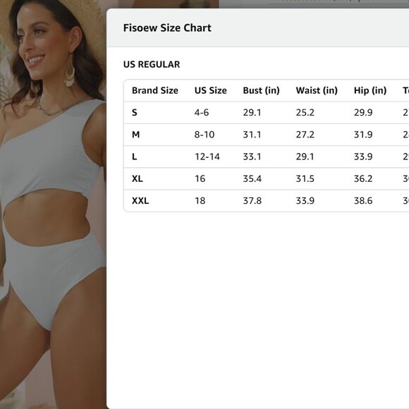 One Shoulder Cutout Swimwear - Picture 5 of 5